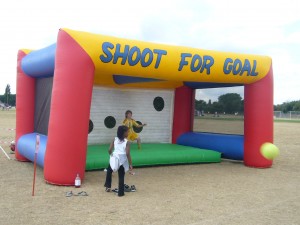 Inflatable penalty shootout