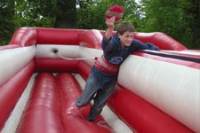 Bungee run scout camp activities