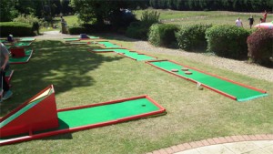 Crazy Golf at  an Event organised by Demon Wheelers