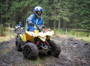 A Quad at a Winter scout camp 2013